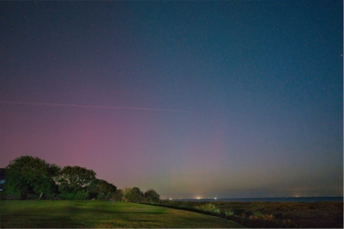 Rare Aurora over Winterton Valley Estate October 2024